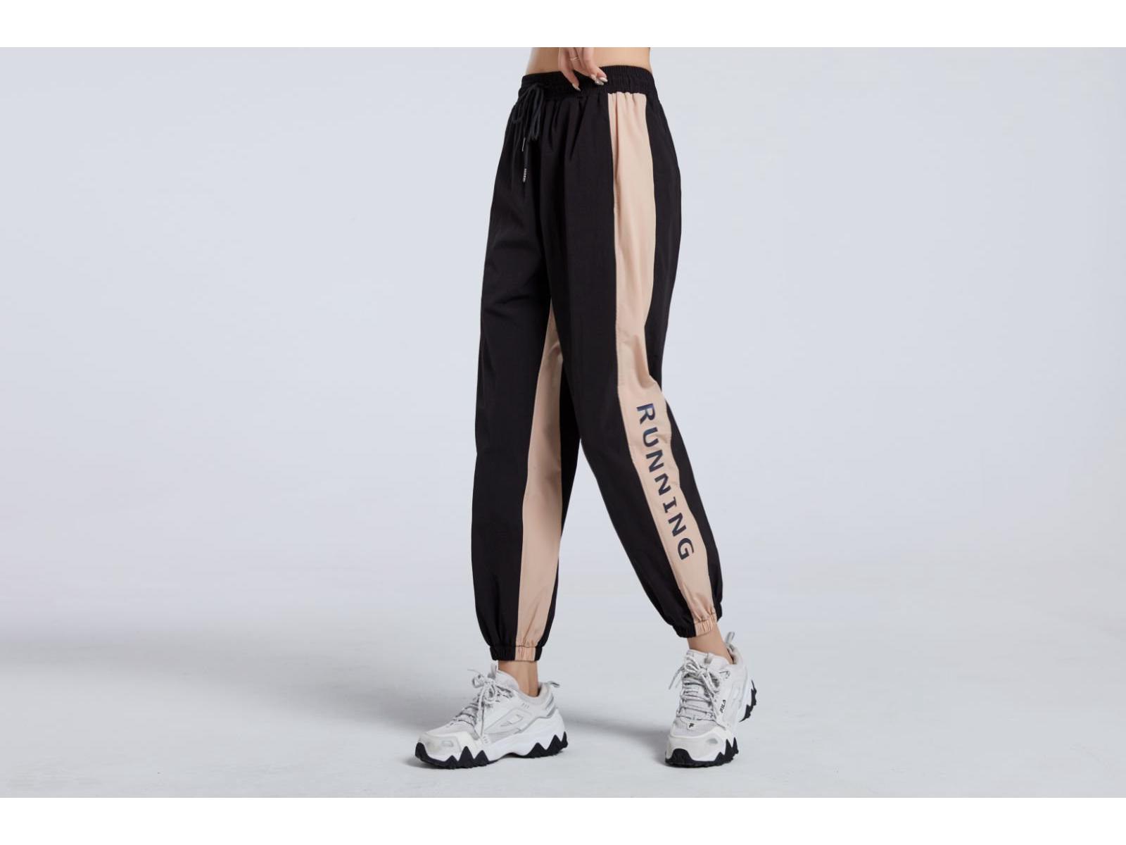 

Женские летние джоггеры Color Block - Дышащие, свободные, зауженные спортивные брюки Extra Large розовый