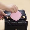 Illuminated LED Folding Makeup Mirror - Portable, Handheld, Square Design for Girls' Dormitory.