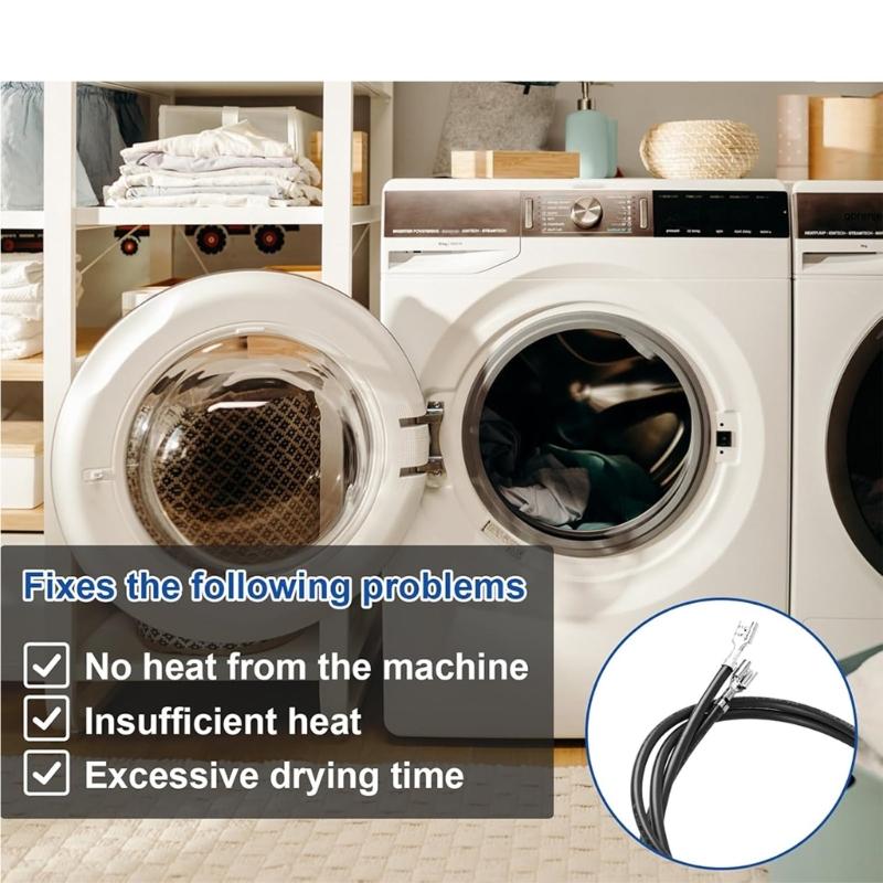 Simple Dryer Heater Wire Repair Kit WE49X37037 Dryer Heating Component For Enhanced Performances Easy Installation