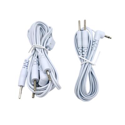 Electrode Wire Conductive Cable Button Type for Electric EMS Muscle Stimulator Lead Wires Health TENS Unit Body Massage Machine