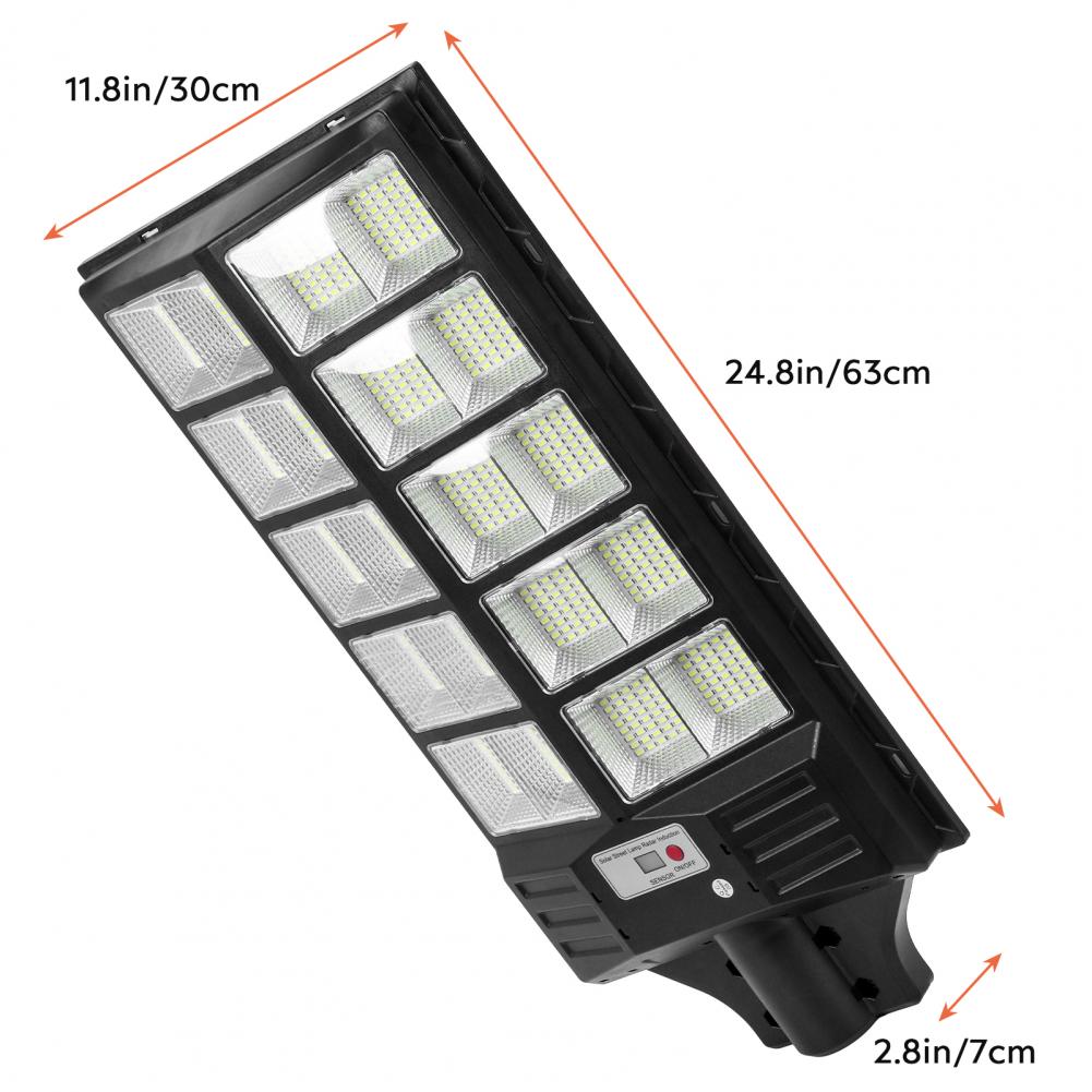 3 Pcs 300W Solar Led Light Outdoor Most Powerful Outdor Solar Lamp 1152 Light Waterproof Light Garden Street Lamp Street Garden