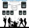 Wireless In-Ear Monitor System with 2.4G Stereo Transmission and Auto-Pairing for Studio Use