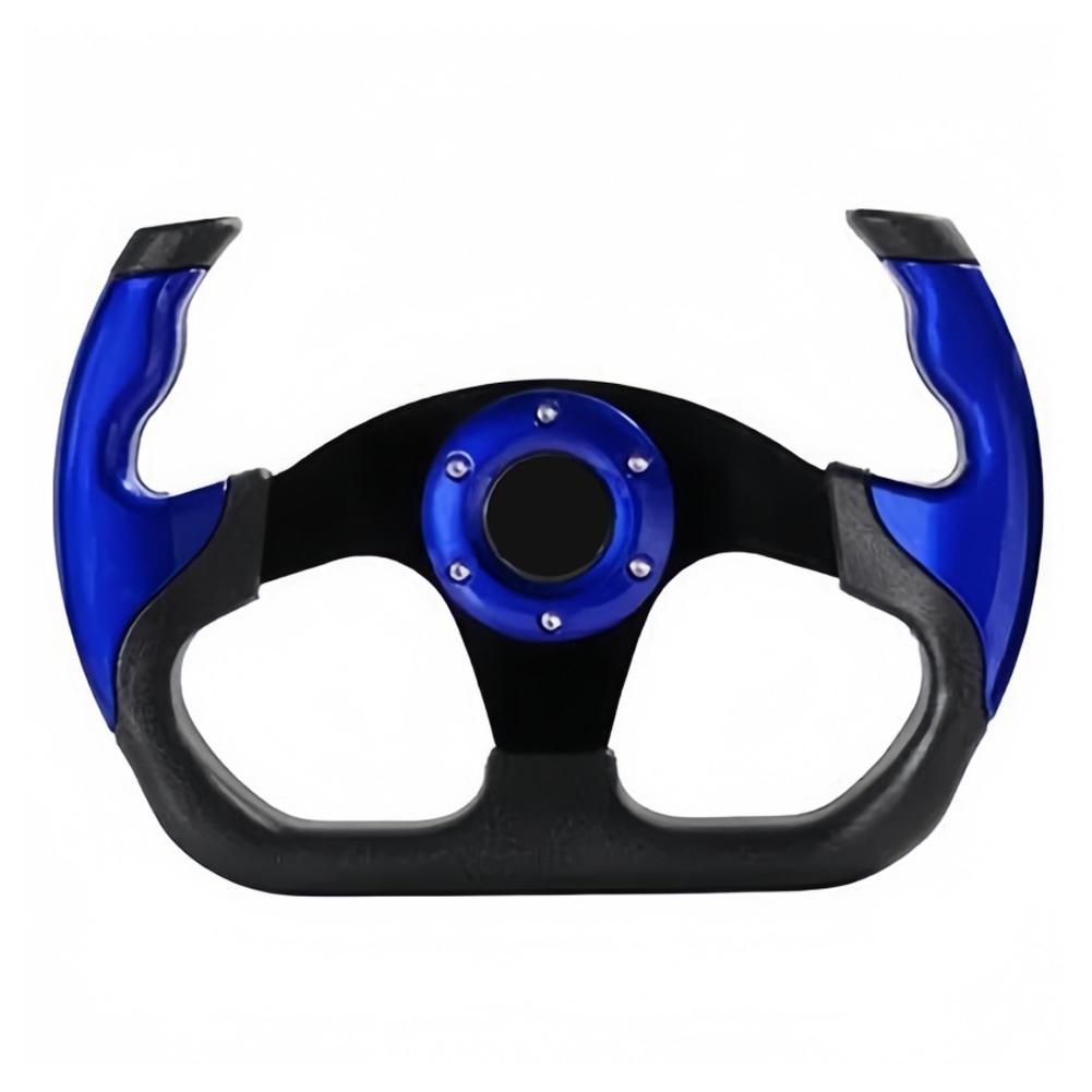 

1 шт. Спортивный гоночный руль 13 дюймов 330 мм Flat Drift D-Type PU Universal PCD=70 мм для быстрой и яростной езды синий