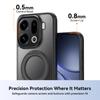 360° Rotating Magnetic Metal Stand Phone Case For OPPO Find X9 Pro X9s X9Ultra Translucent Frosted Shockproof Cover Coque Fundas