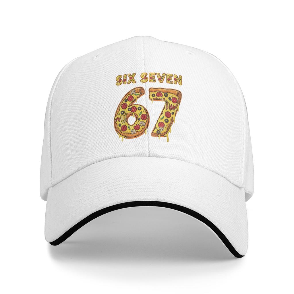 67 Pizza Drip Šest Sedm Meme Vtipné 6 7 Ležérní Baseballová Čepice Letní Trucker Hat Slunce Skate Hip Hop Čepice Pánské Retro Baseballové Čepice