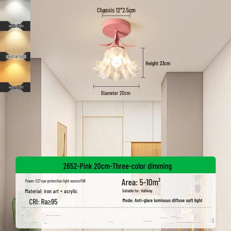 

Lily of the Valley Flower Wall Lamp