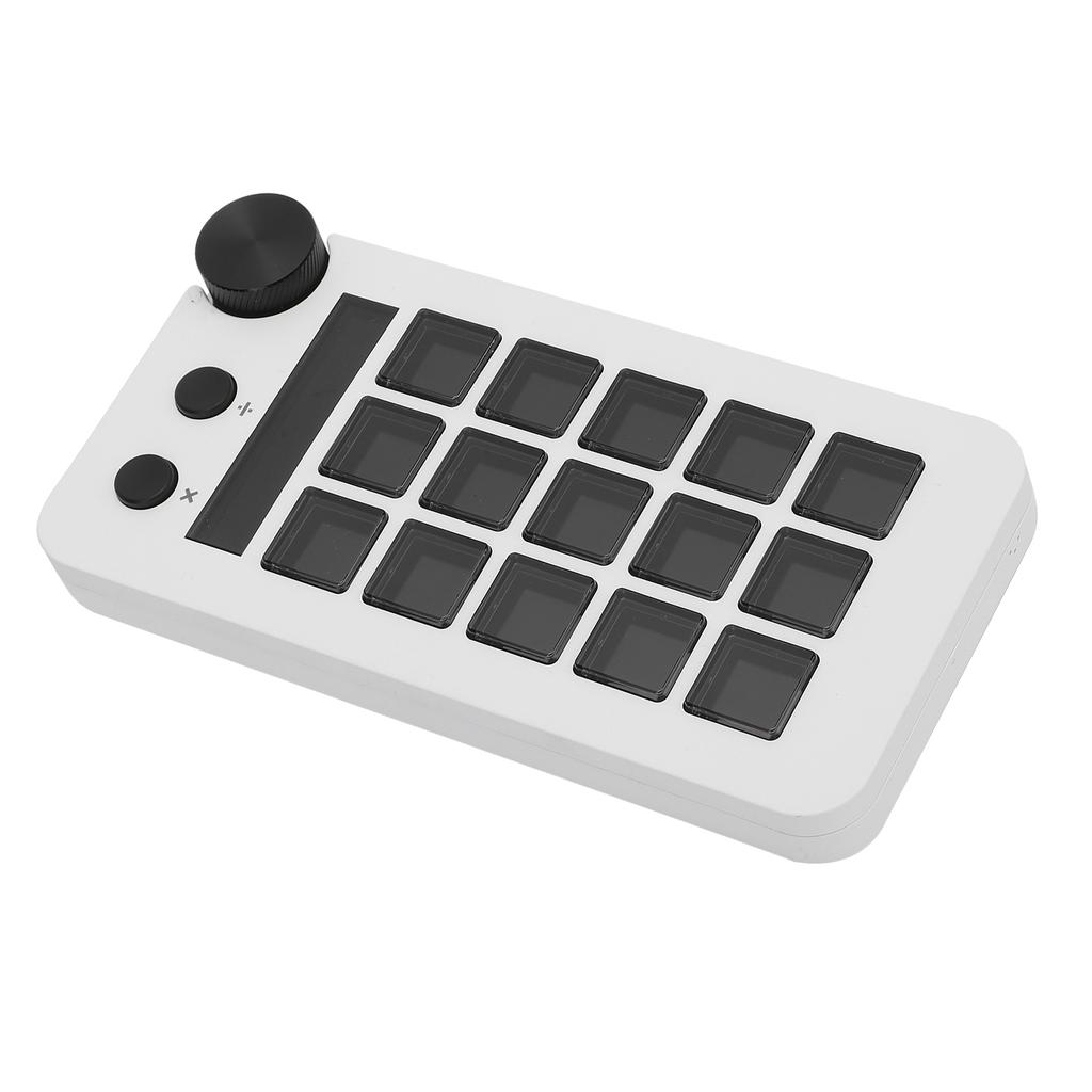 Strm Controller with Knob 15 NaMacro Keys Customizable Visual Keyboard Trigger Actions in Apps Software for PC