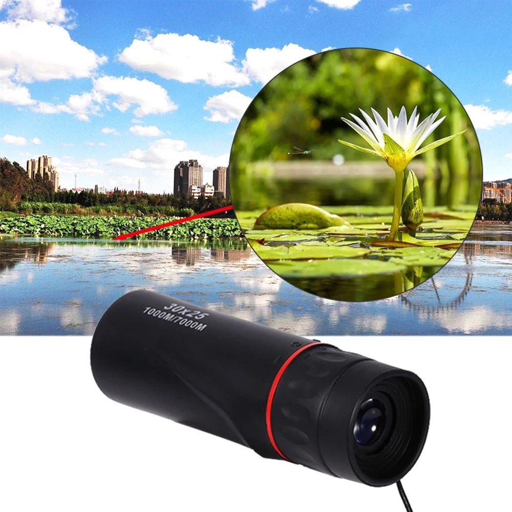 For Hunting Tourism Spotting Optical  Green Film Telescope 30x25 Monocular Telescope Handheld