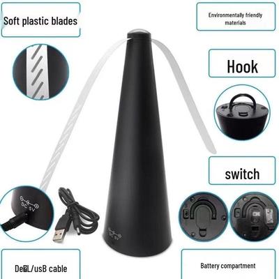 Multi-Functional Outdoor Fly and Mosquito Repellent Fan with Automatic Fly Catcher