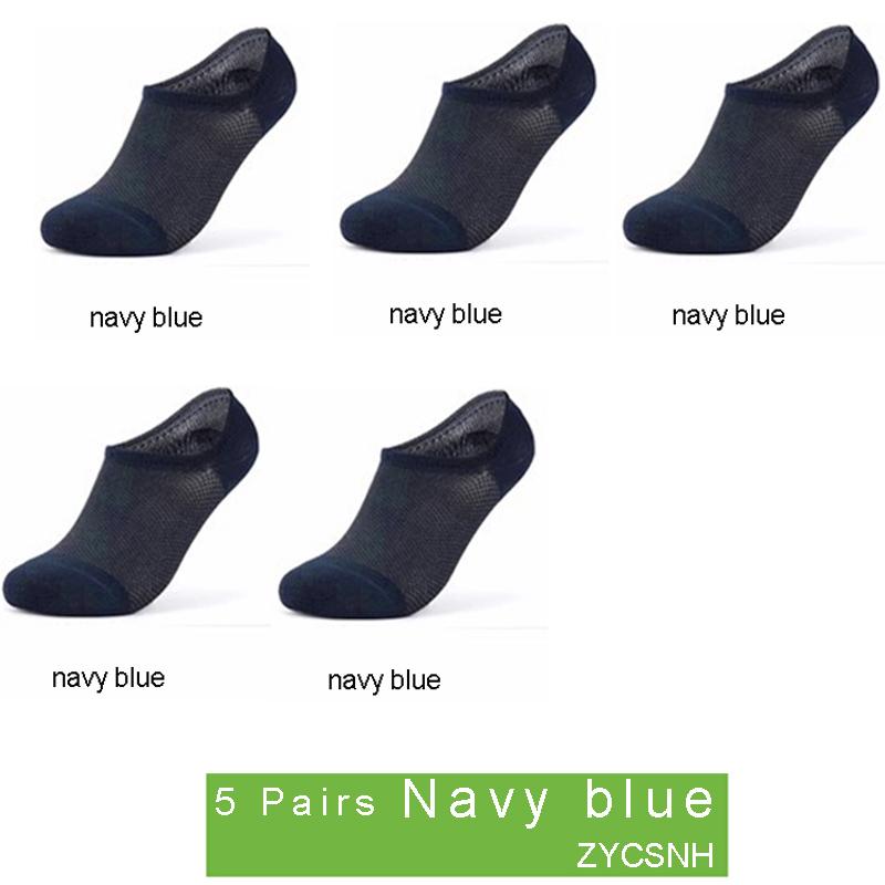 

5/10 пар носков из бамбукового волокна, летние невидимые носки, короткие чулки, сетчатые носки, дышащие и повседневные носки-лодочки, размер 37-44 EUR 37-44
