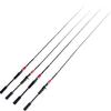 FTK NEW 1.8M 2.1M  Red Telescopic Fishing Rod Carbon Fiber Lengthen Wooden Handle Spinning Casting Rod Portable Trout Rod