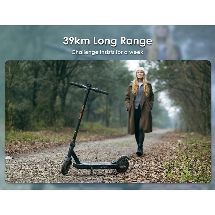 Scooter électrique KuKirin S1 Max - Moteur 350 W - Batterie 36 V 10,4 Ah - Pneus 8 pouces - Autonomie 39 km.