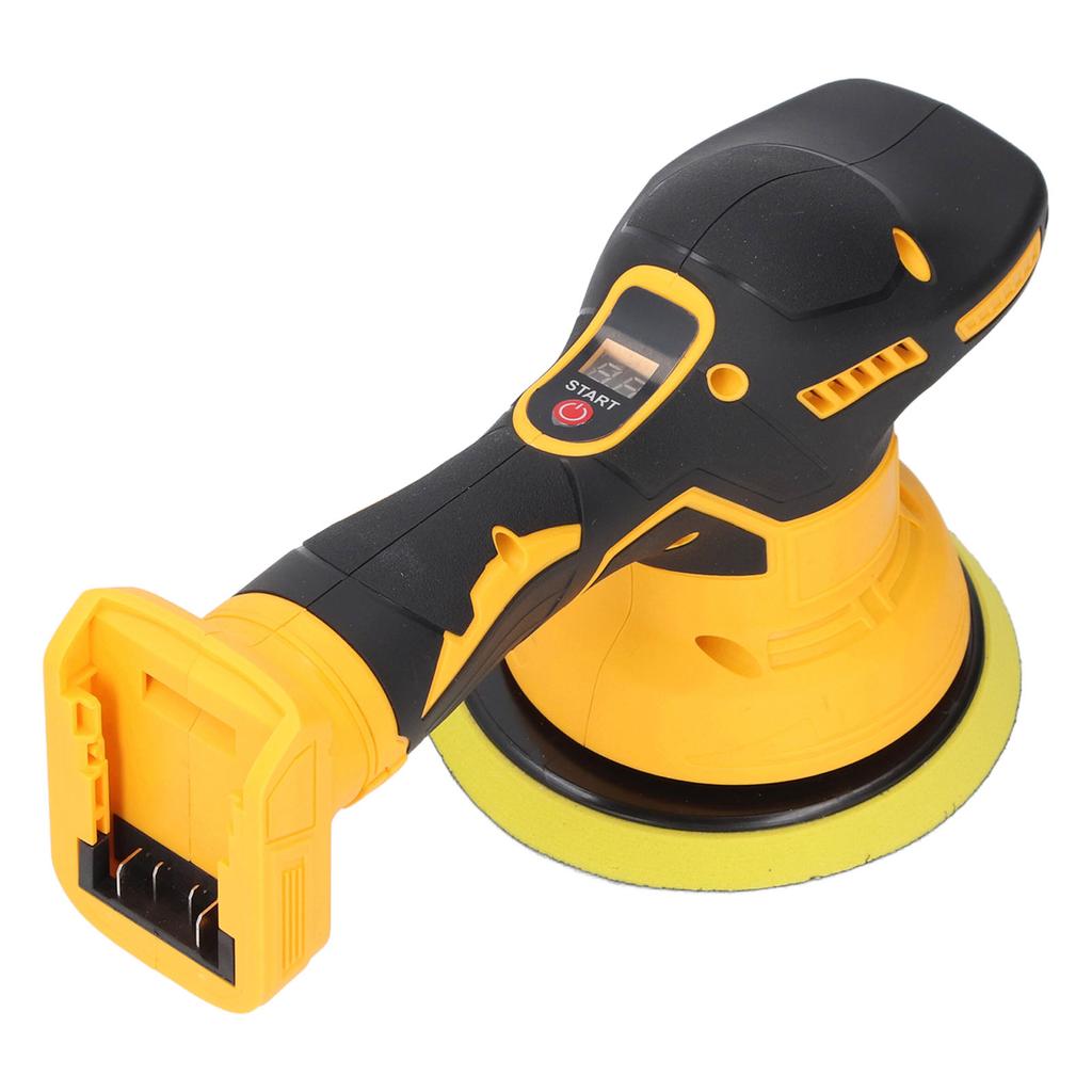 6 Inch Cordless Buffer Polisher 6 Variable Speeds Brushless Car Waxing and Polishing Machine Kit