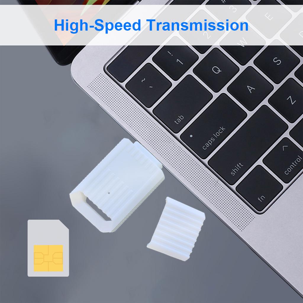 USB Easypay ESIM-Kartenleser Plug and Play Hochgeschwindigkeits-ESIM-Kartenadapter Leicht Kompakt Kompatibel mit Windows Mac OS
