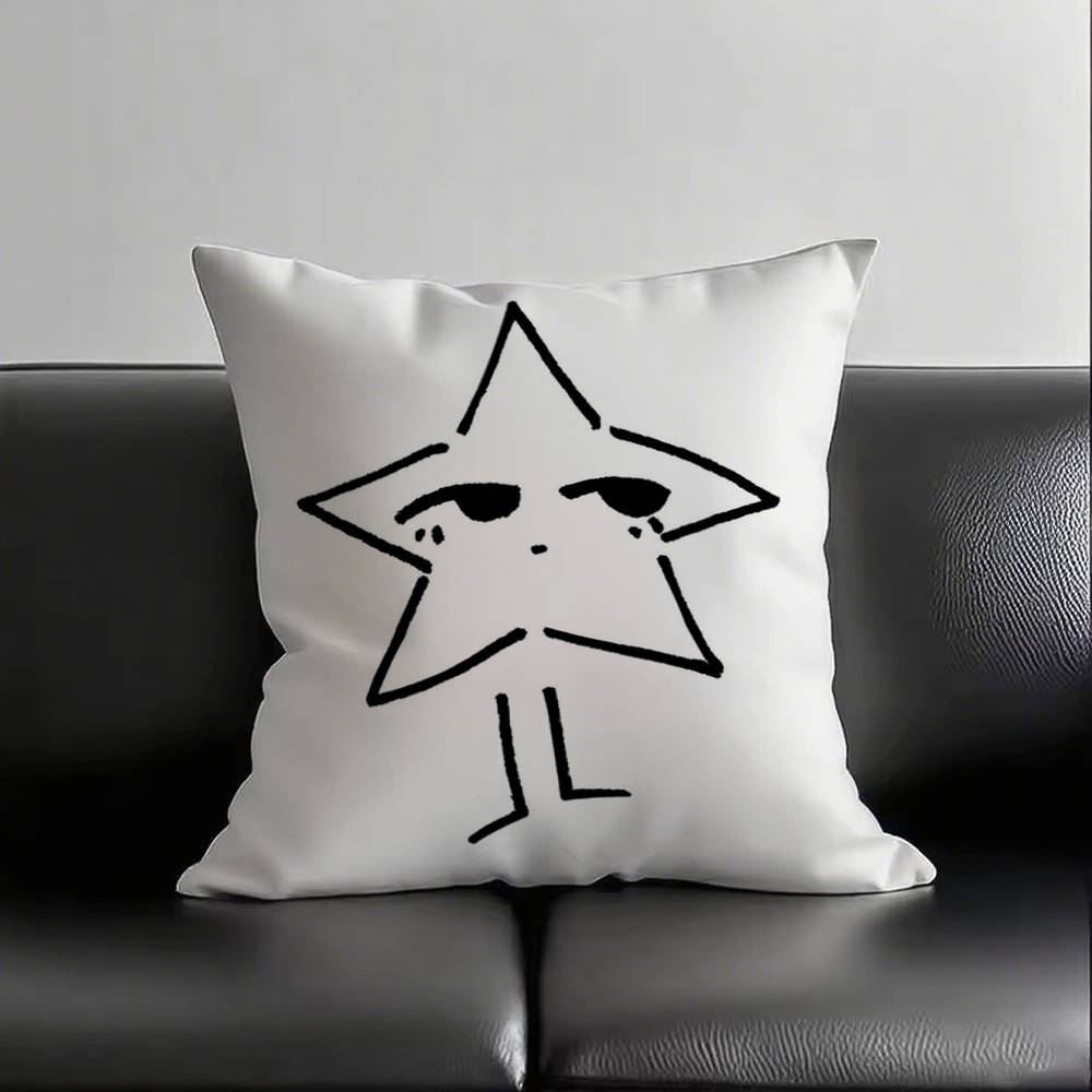 

1 шт. Наволочка Звезда Квадратная Спальня Диван Отдых Комфорт Подушка Автомобиль Гостиная Домашний Декор 16x16Inch