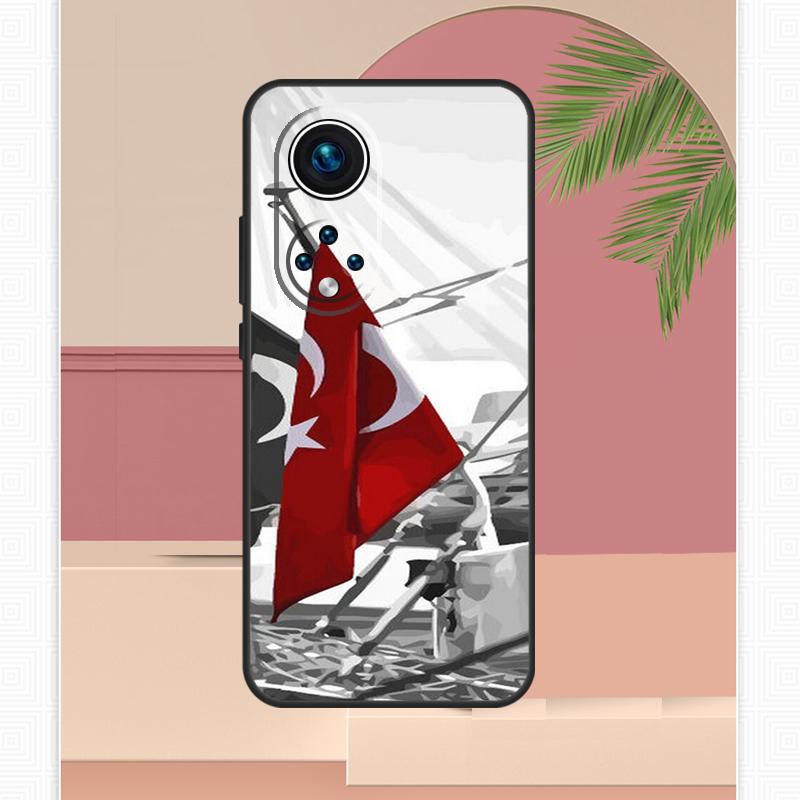 Turkey Flag Case For Honor Magic 7 Lite 5 6 8 Pro Honor 400 200 X9c X9b X9a X8b X8a X8c 50 70 90 Cover