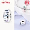 New Silver 925 Blue Dragonfly Butterfly Charms Beads Fit Original Bracelet for Women DIY Fine Jewelry Accessories Beads Gifts
