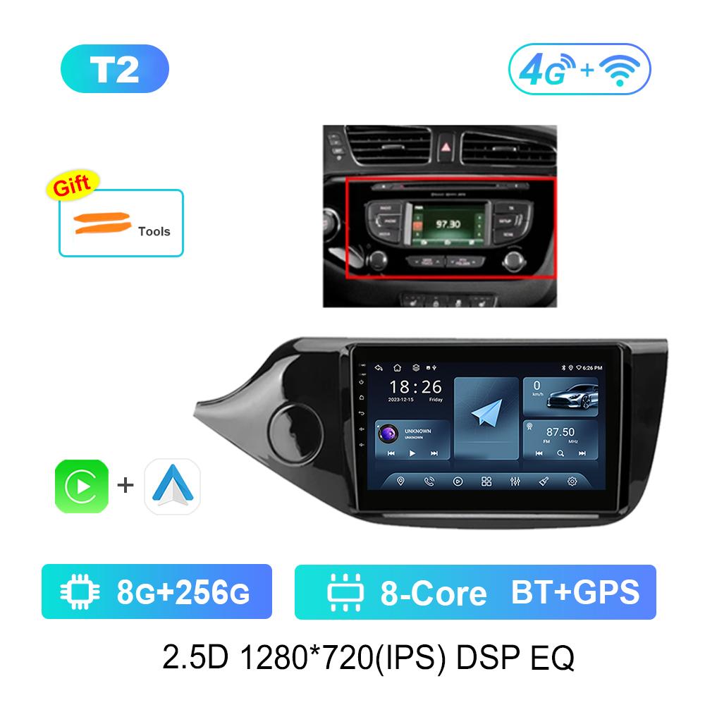 Bluetooth Android System GPS Navi 4G Car Video Multimedia Player 9 Inch for KIA CEED JD Cee'd 2012-2018 IPS Screen WiFi Carplay