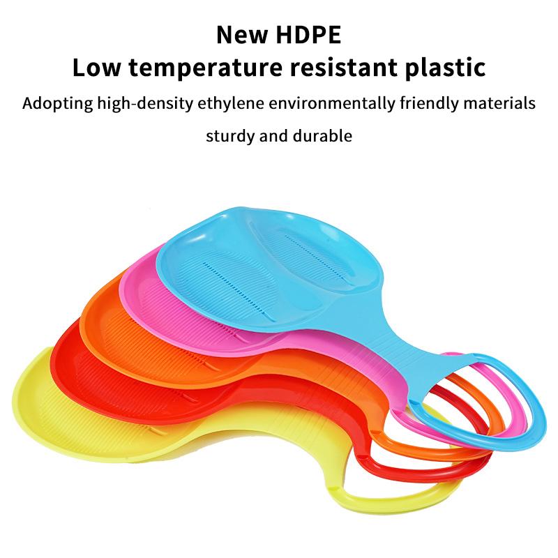 Snow Sled Sledge Sand Sliding Sled Large Winter Toy Skiing Board Downhill Sled Snow Luge For Kids Adults Boys Girls