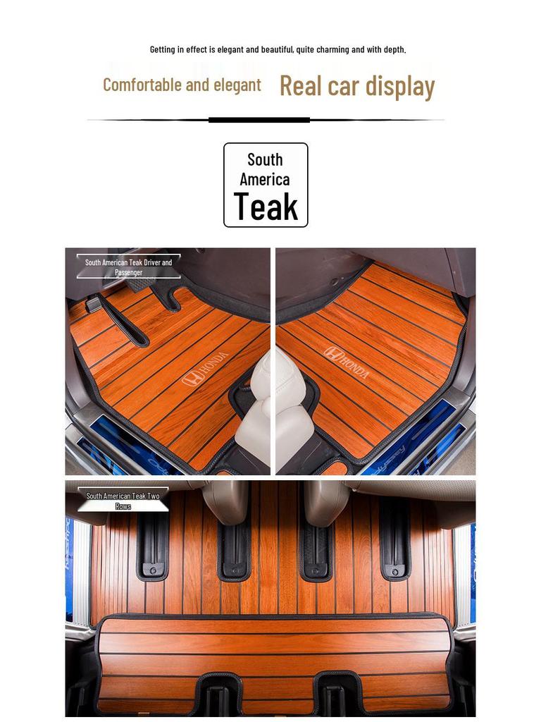 IM LS7 L7 LS6 Solid Wood Car Floor Mats - Multi-Color Options for Interior Modification