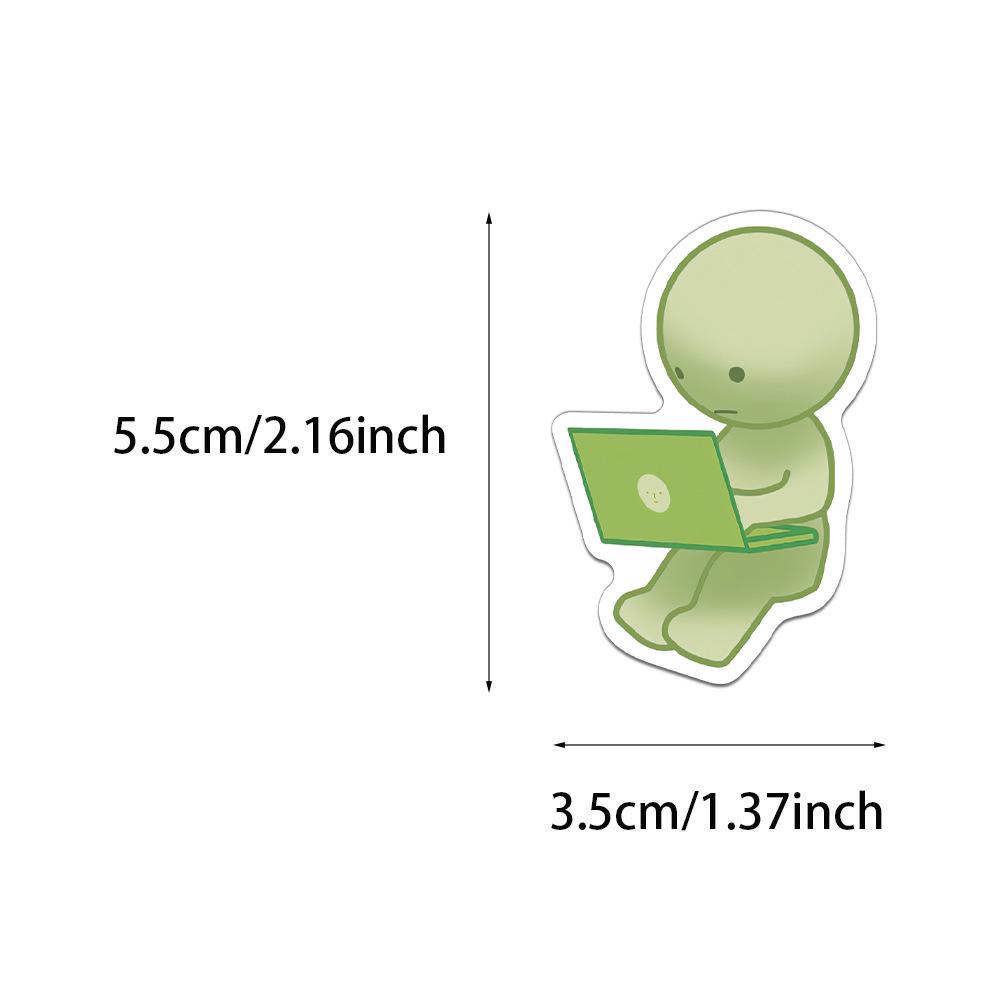 50-Piece SMISKI Creative Stickers Set for Journals and DIY Phone Cases