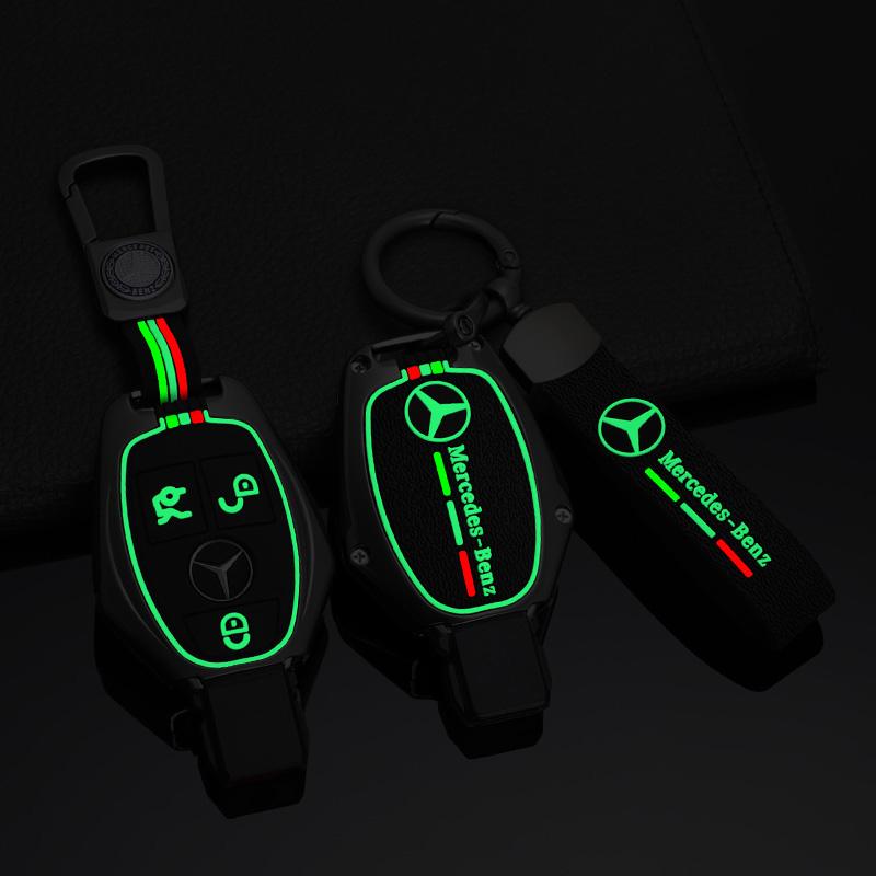 GLC GLB Zinc Alloy Car Key Case Cover Shell Fob Holder For Mercedes Benz A B C S Class AMG GLA CLA GLC W176 W221 W204 W205 Acce