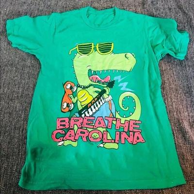 Breathe Carolina Band Cotton Gift for Fan S To 4XL Green T-shirt BL1695