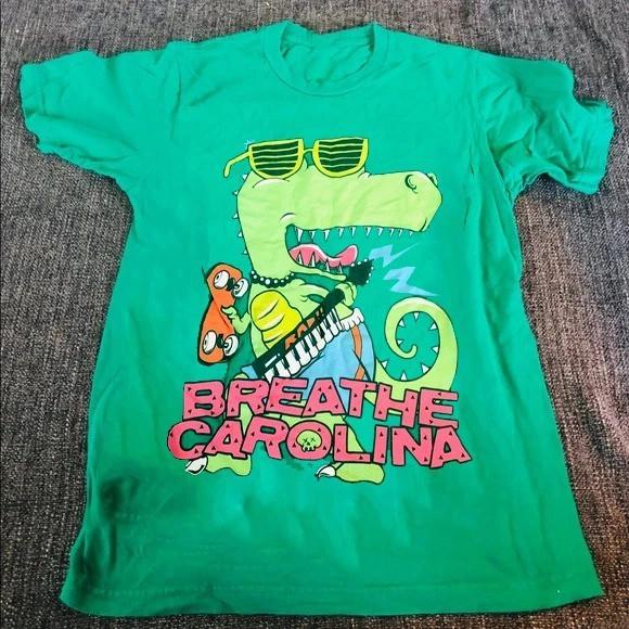 

Breathe Carolina Band Cotton Gift for Fan S to 4XL Green T-shirt BL1695 XL