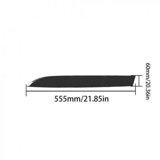 Carbon Fiber Interior Passenger Side Dashboard Cover Trim For Toyota Camry