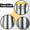 0.8 Liter Stainless Steel Insulated Carafe, Coffee Pot for Cold Drinks, Leakproof Lid, Beverage