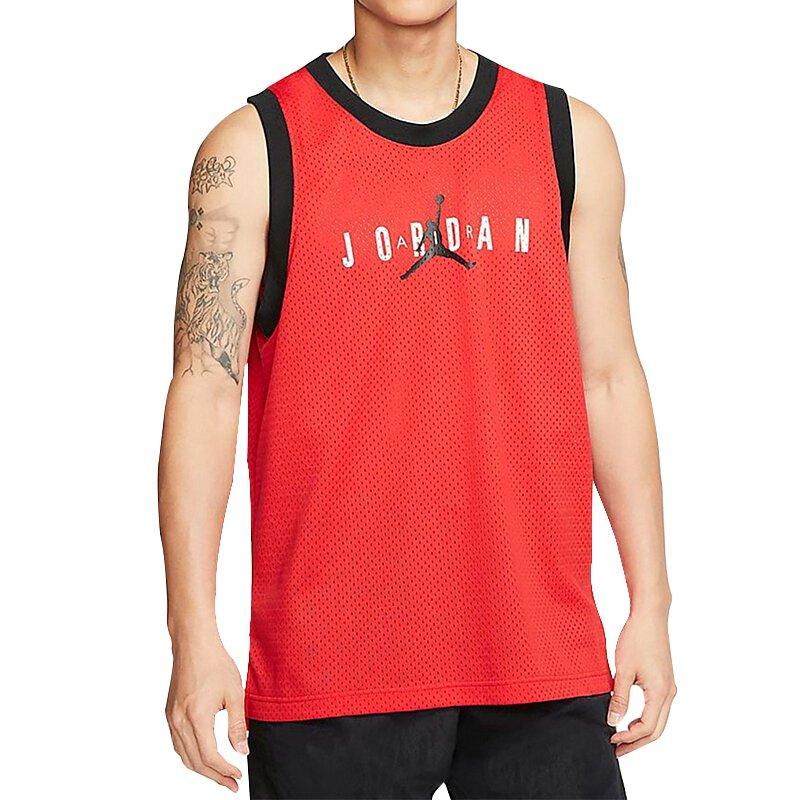 Air Jordan Jumpman Sport DNA Canotta da Basket Traspirante ad Asciugatura Rapida Uomo Top Rosso CJ6152-657