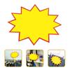100Pcs Smooth Paper Burst Signs Mini Paper Price Tag Price Tags Promotional Stickers  Retail Store