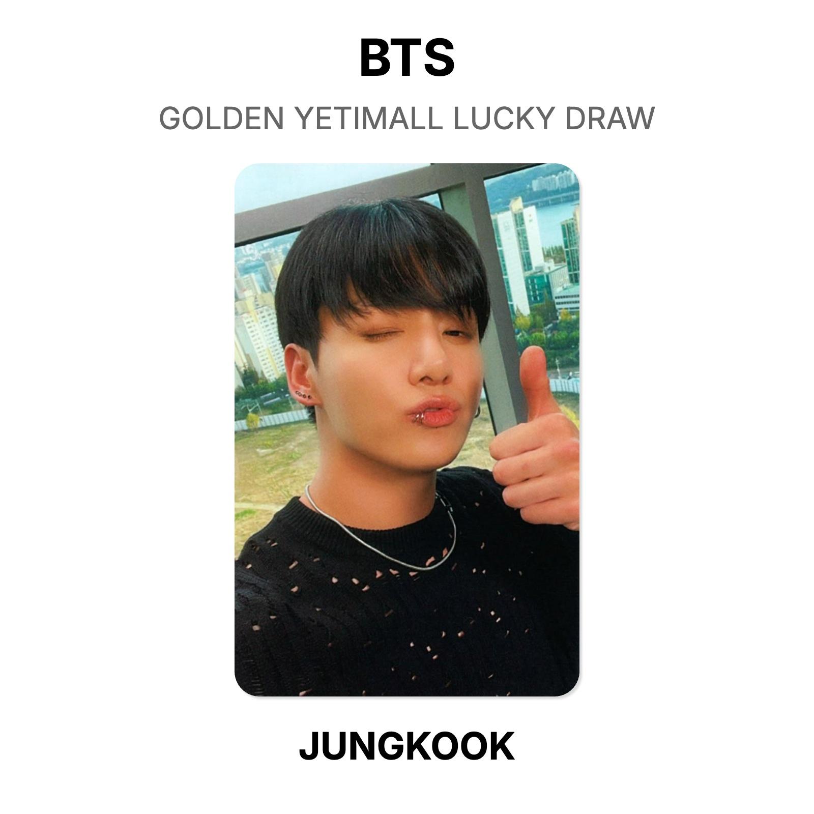BTS GOLDEN YETIMALL LUCKY DRAW Official Photocard JUNGKOOK 02