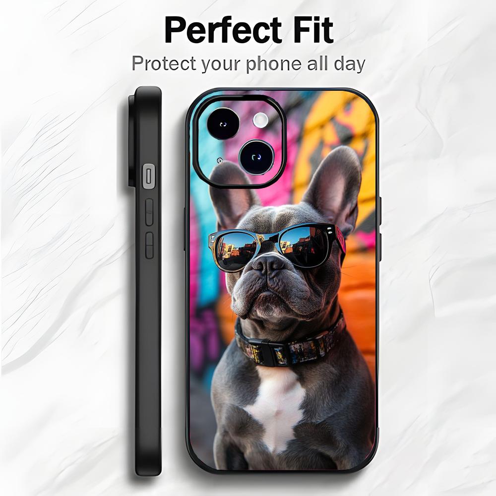 French Bulldog Dog Pug Phone Case Phone Case Soft Packaging Lightweight For iPhone17 16 15 14 13ProMax