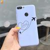 Für Huawei P Smart Hülle Niedliche Blume Schwarz Weiches TPU Silikon Bumper Hülle Für Huawei PSmart P Smart 2017 FIG-LX1 Handyhülle Funda