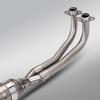 Stainless Steel Double Oxygen Port Muffler for TMAX530/560 with Backpressure Chamber Front & Rear Sections
