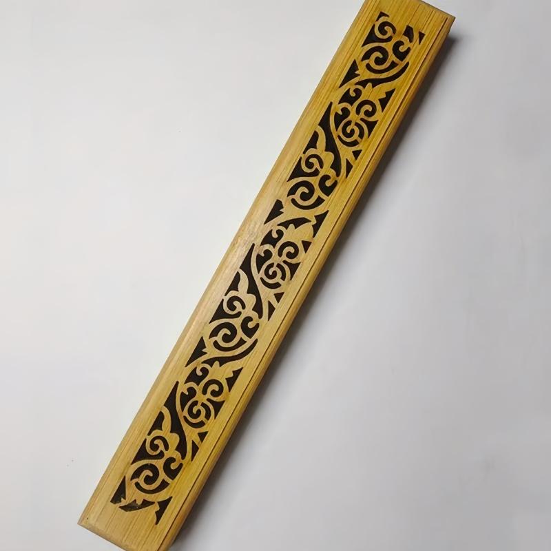 1 st rökelsehållare, rökelsepinnehållare i trähantverk för heminredning, Halloween, höstfestivaler, jul, vinter