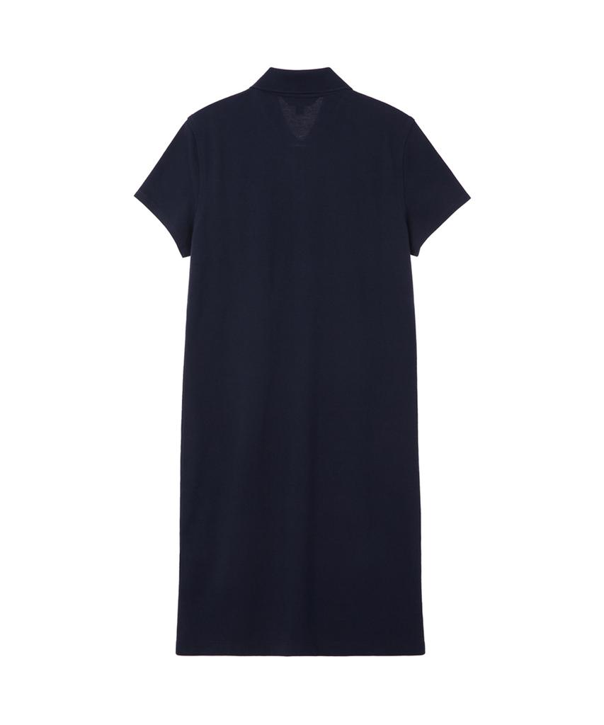 Brooks Brothers Cotton Pique Polo Dress (Navy) (Bbdzwf9456Qes)