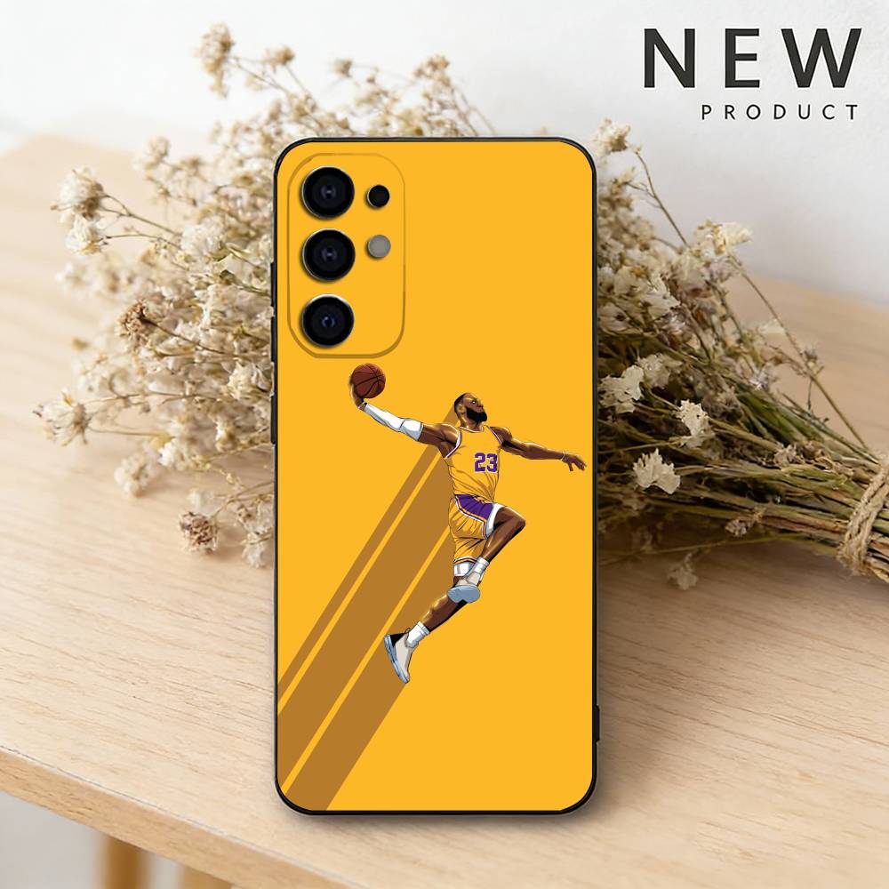 Basketball L-Lebron James 23 phone Case For Samsung S26,25,24,21,22,23,30,20,Ultra,Plus,Fe,Lite Black Soft Cover