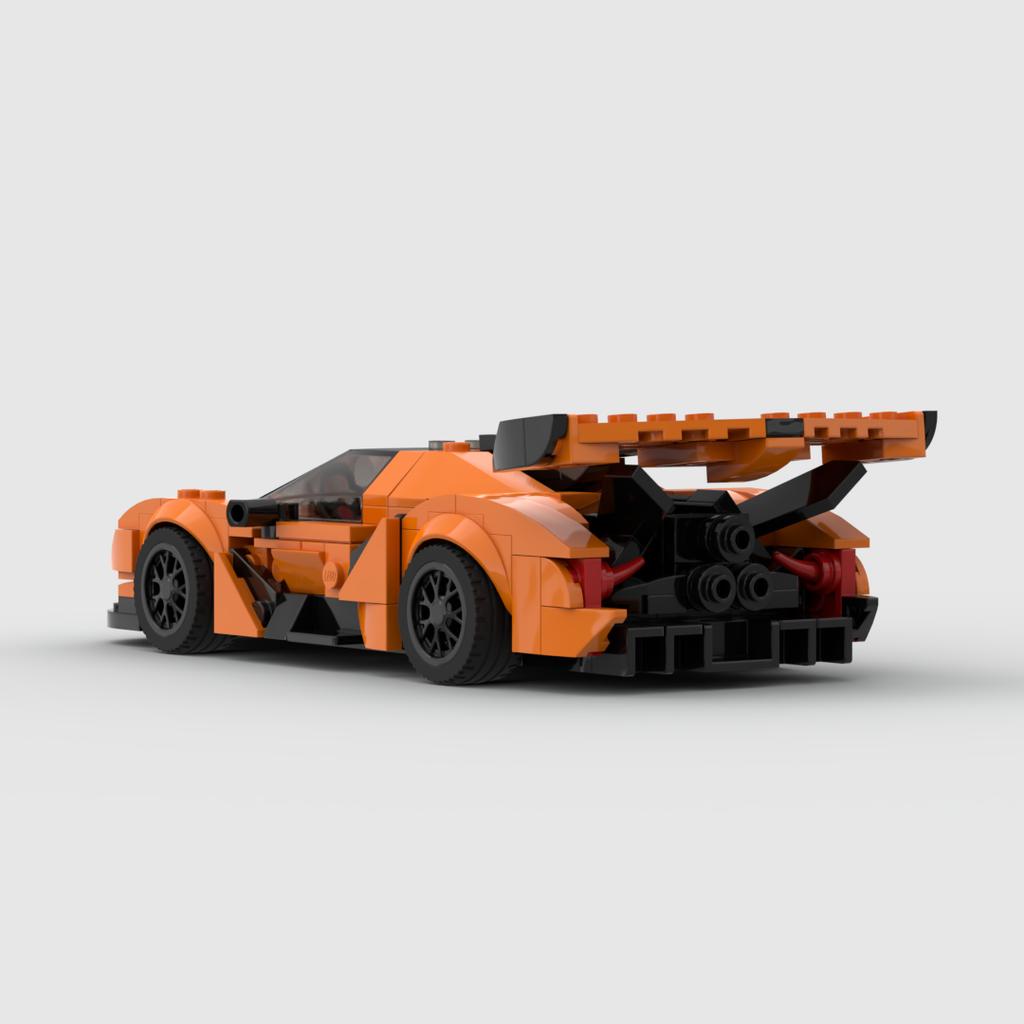 MOC-78010 299 sztuk Apollo IE / EVO wyścigi samochód sportowy pojazd Speed Champion Racer klocki klocki kreatywne garaż zabawki
