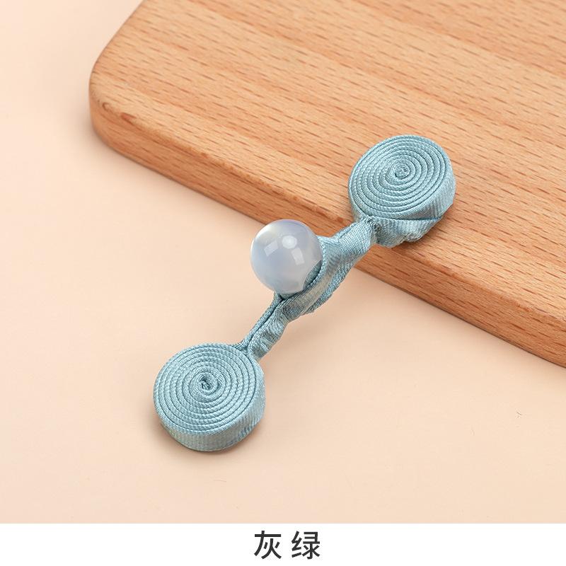 5 Pcs Cheongsam Tray Buckle a Word Buckle Hanfu Tang Suit Button Accessories Chinese Handmade Button Clothing Bead Decorative