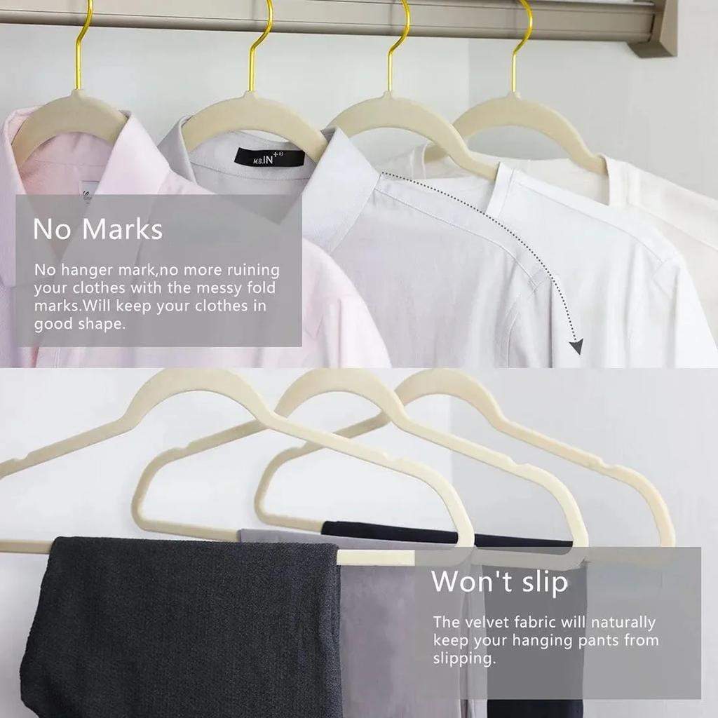 10 Non-slip Velvet Kids Hangers for Jackets, Pants, Dress Clothes Hangers for Clothes Home Colgador De Ropa Tdh Cloth Rack