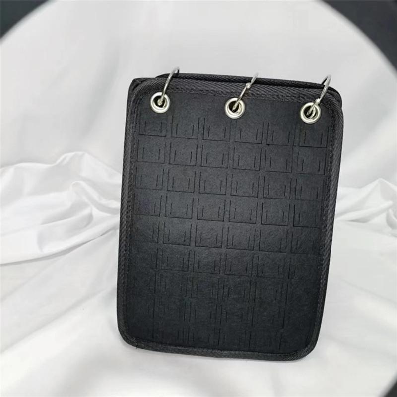 Fashionable Felt Jewelry Organizers Books Portable Travel Earring Necklace Rings Storage Case Jewelry Accessory