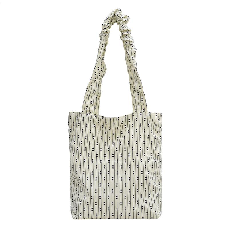 Fashi Nyl Dots Little Fresh Casual Shoulder Bags Spring/summer Casual Versatile Bag Large Capacity Daily Commuting Handbags бежевый