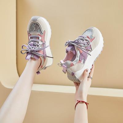 Women Lightweight Non Slip Sports Shoes Women Summer New Breathable Platform Sneakers Ladies Casual Comfortable Vulcanize Shoes