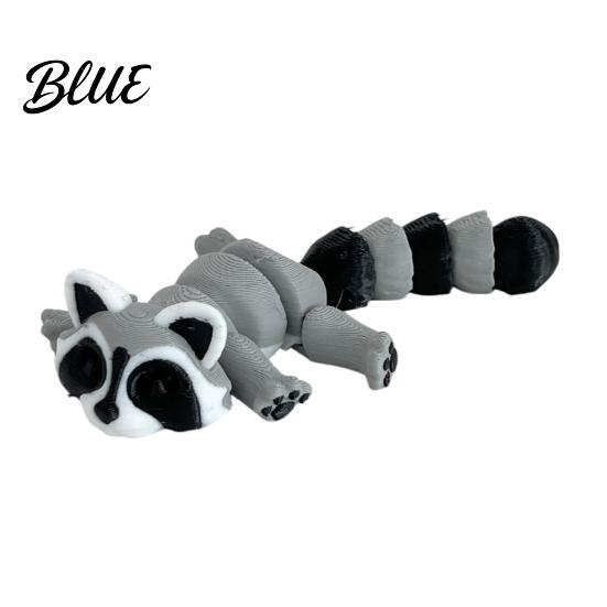 Stress Relief Animal Toy Ornament 3D Printed Flexible Joints Movable Figures with Stacking