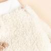 Dogs Pet Sweater Winter Leopard Print French Puppy Pullover  Cartoon Bear Fuzzy Pet Sweatshirt Warm Pullover Soft Pet Clothing