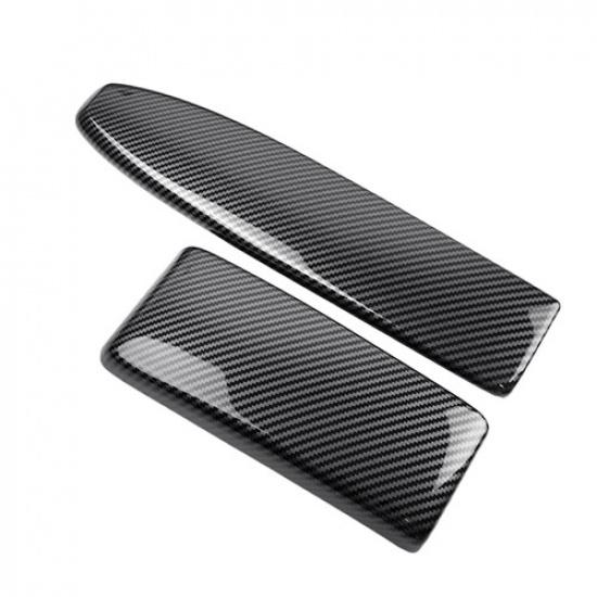Carbon Fiber Console Armrest Cover Trim For 2010-13 Benz E-Class E250 E300 E350