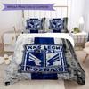 Kks Lech Poznan Set Copripiumino Copripiumino Federa Decorazione per la Casa Regalo di Compleanno (1 * copripiumino + 2 * federe senza imbottitura)60