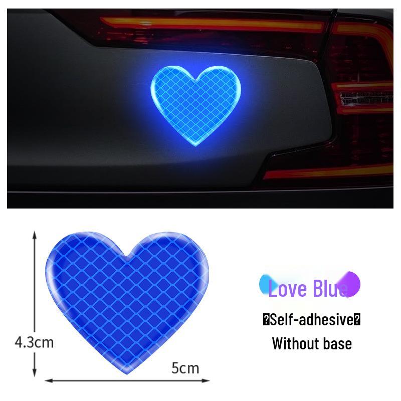 Reflektierender Warnschild-Aufkleber für Autos, Motorräder, Elektrofahrzeuge und Fahrräder